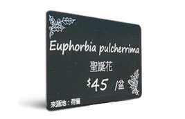 Example of price tags for flowers printed by Edikio Price Tag solution – Edikio testimonial 