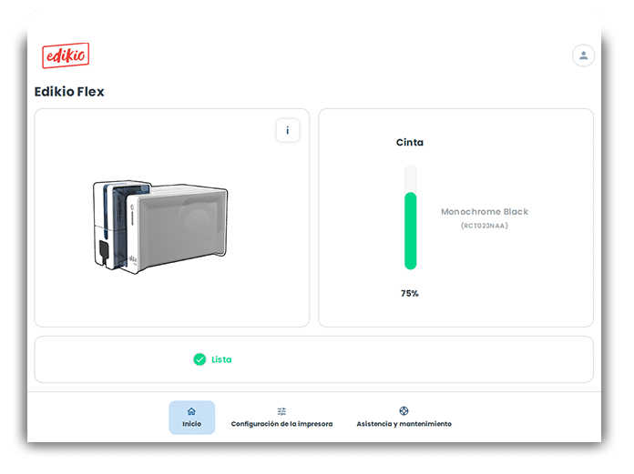 Interfaz de Edikio Premium Suite 2
