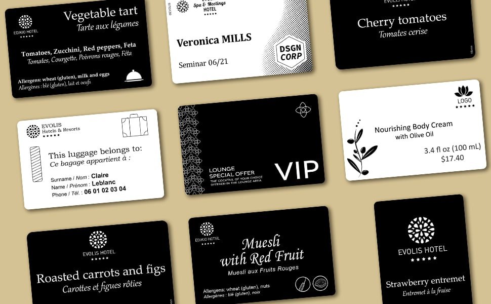 Ejemplos de tarjetas de plástico personalizadas impresas para programas de fidelización, tarjetas VIP, eventos y comunicación comercial.