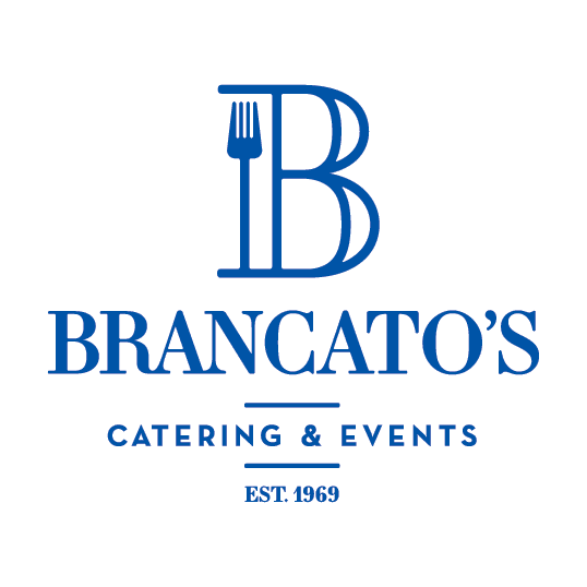 Logotipo de Brancato’s Catering & Events sobre fondo blanco